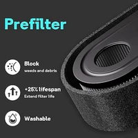 4Pcs 593260 Air Cleaner Filter For Briggs And Stratton 550Ex 675Exi 725Exi Series, 798452 Air Cleaner Filter 1