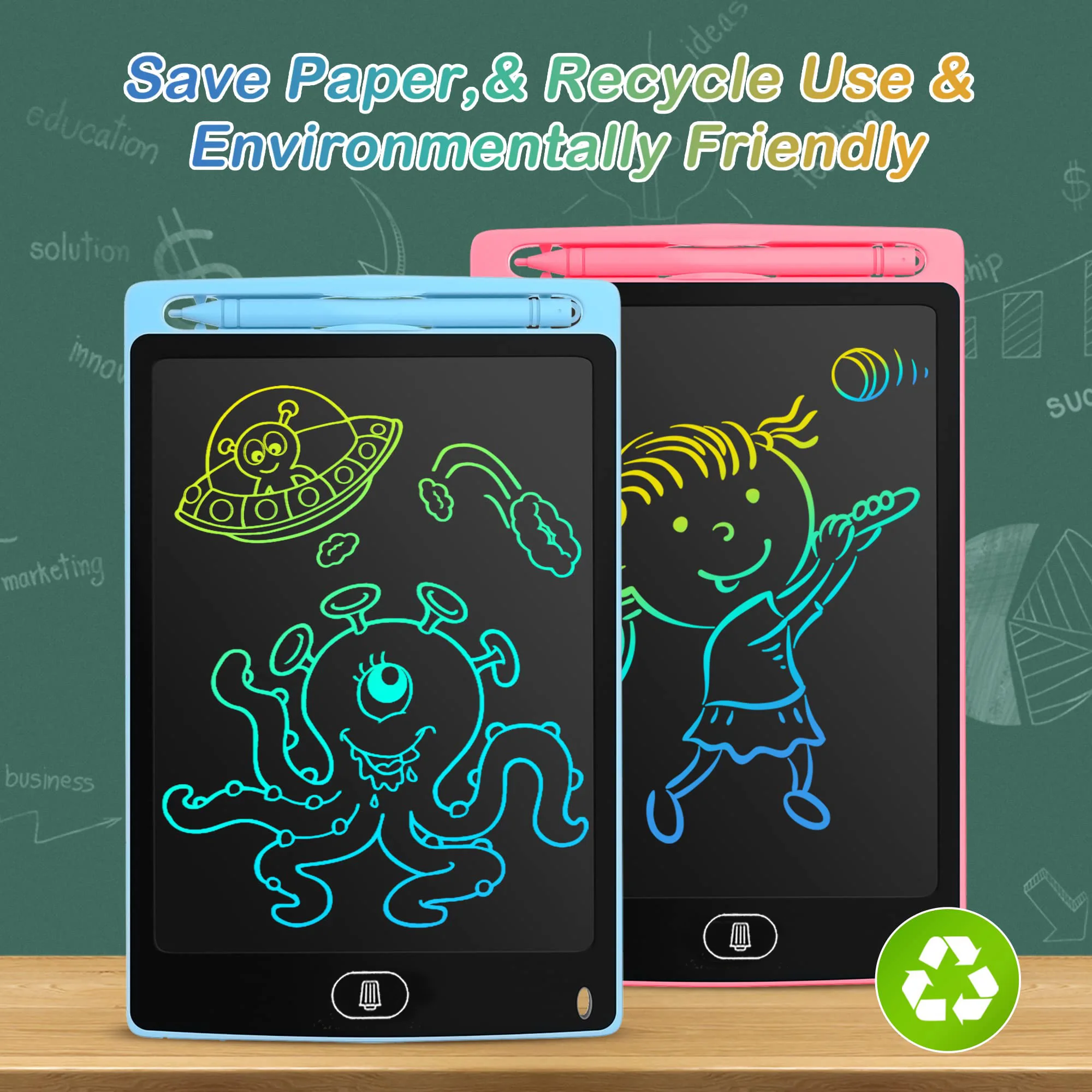 LCD Writing Tablet Board,Drawing Tablet Children Toys, Educational Toys for 3 4 5 6 7 Year Old Girls Boys Baby Kids Toys 6