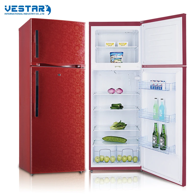 Classic big capacity top mounted double door refrigerator