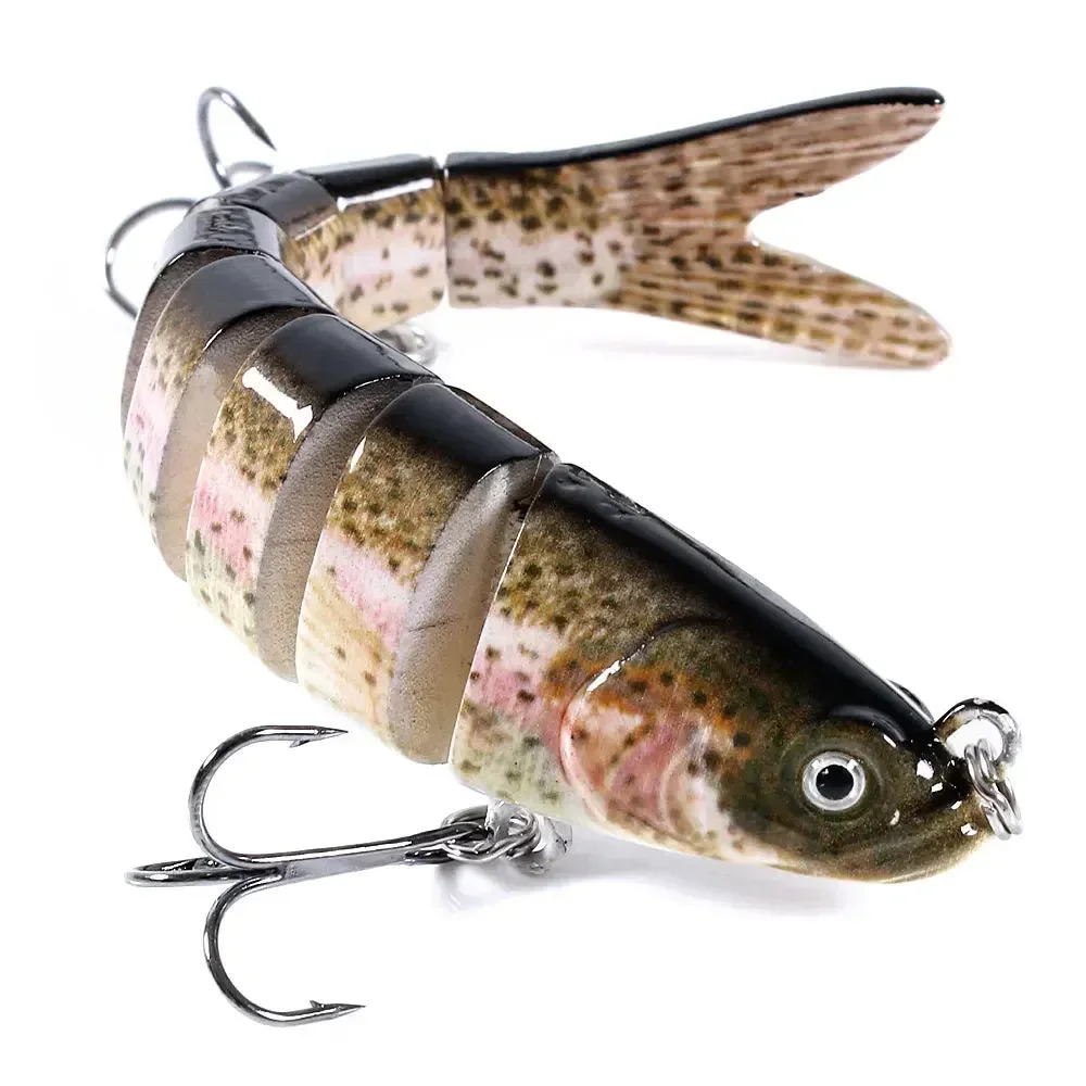 Fishing Lures Multi Jointed Swimbait Crank Bait Slow Sinking Bionic Artificial Bait Freshwater Saltwater Trout Bass Fishing Acce