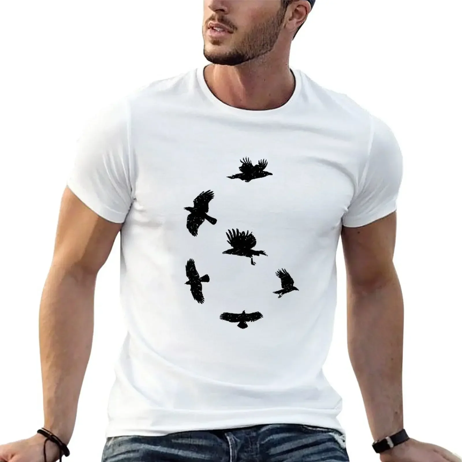 

Copy of Six of Crows (Black) T-Shirt plain sports fans slim fit t shirts for men