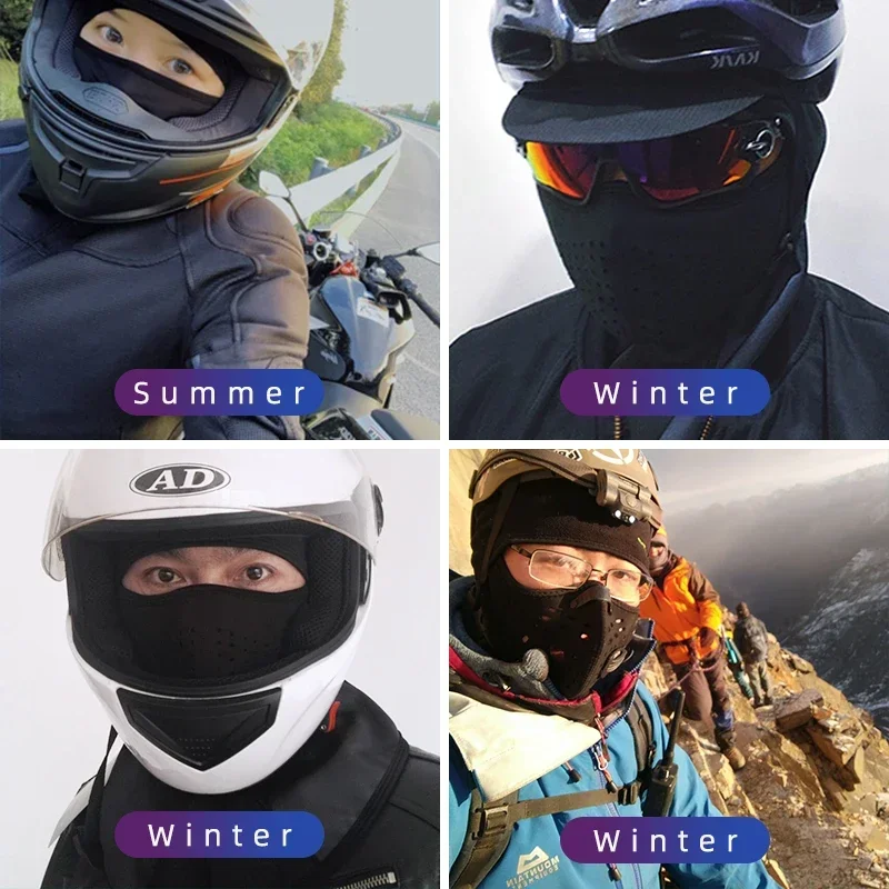 Winter Cycling Mask Fleece Thermal Keep Warm Windproof Cycling Face Mask Balaclava Ski Fishing Skiing Hat Headwear ROCKBROS