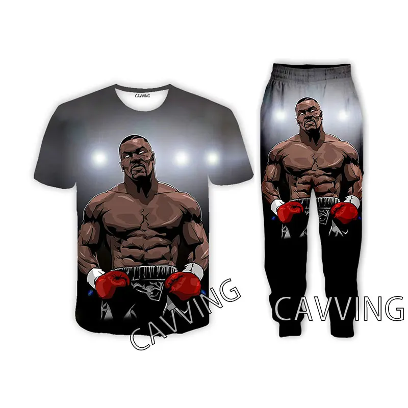 

Mike Tyson 3D Printed Casual T-shirt + Pants Jogging Pants Trousers Suit Clothes Women/ Men Sets for Women/Men