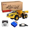 DOUBLE E E017 RC Truck 1/16 A40G Electric Metal Remote Control Articulated Truck Model 2.4G Remote Control Truck Boy Toy Gift 1