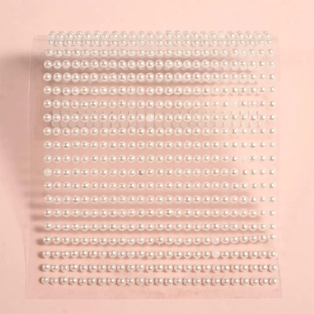 Women Eyes Makeup Diamond Resin White Pearl DIY Body Art Accessories Temporary Tattoos Beauty Face Stickers 3D Nail Rhinestones