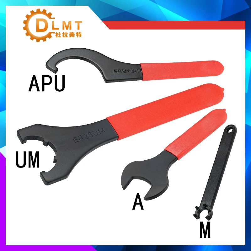 ER8 ER11 ER16 ER20 ER25 ER32 ER40 Wrench APU13 APU16 ER25C ER32C ER A M APU Wrenchs Nut for Milling Machine Tool Holder spring collet tool holder collet chuck lathe tool holder spring collet chuck collet chuck holder wrench nut collet collet clamping tool collet block holder