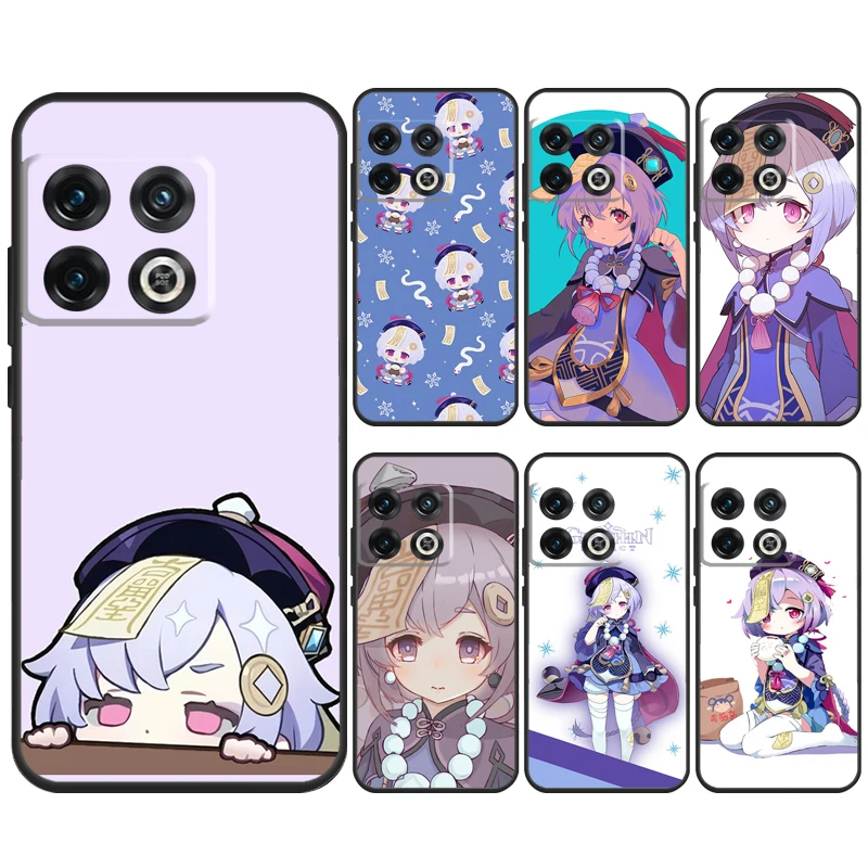 Genshin Impact Qiqi Case Per Oneplus 12 11 9 10 Pro 9Rt 10T 10R 12R Oneplus Nord Ce 4 Ce 2 3 Lite N10 N20 Cover