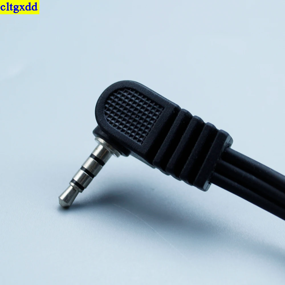 cltgxdd 1piece 4-pole 3.5mm to 3 RCA Female A/V video cable adapter speaker cable connector 30CM power cord
