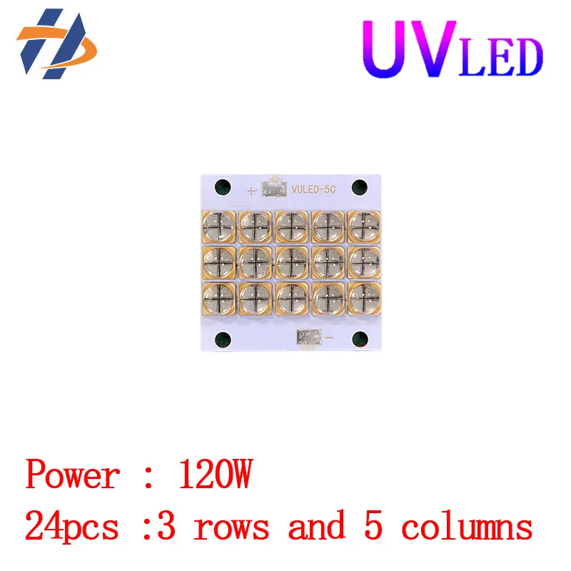 UVLED Curing Lamp Light-Emitting Module Ultraviolet Curing Lamp Light Board DIY Production Glue Or Ink Curing Lamp Parts  3*5 3w uv lamp uv high energy curing lamp uv glue shadowless glue green oil curing led ultraviolet lamp car lamp repair 365nm 395nm