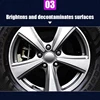 Multi Purpose Rust Remover Spray Metal Surface Car Maintenance for Wheel Cleaning Iron Powder Removal Large Capacity 4