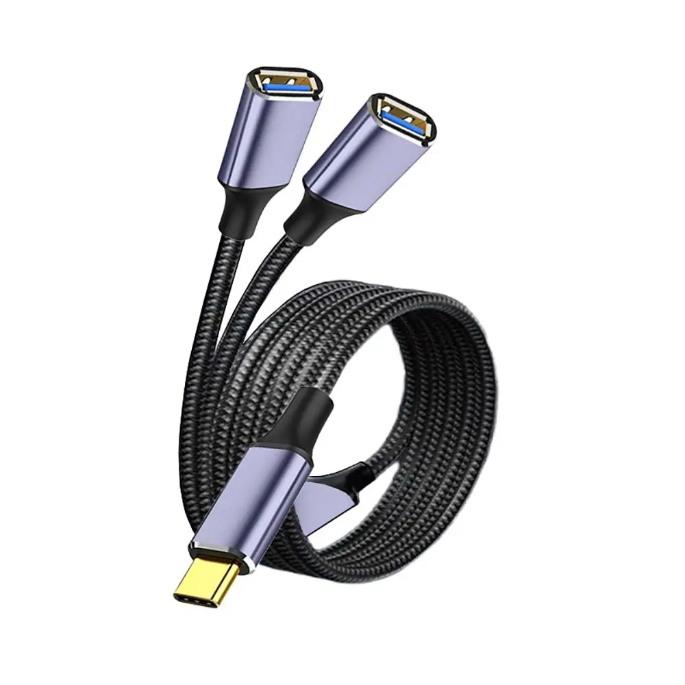 Professional Converter USB 2.0 Hub Data Transfer Fast Charging OTG Adapter Laptop Multifunctional Extension Cable