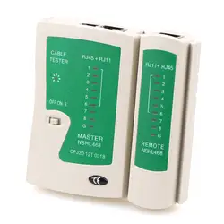 Advanced Network Cable Tester for Ethernet and Telephone Cables (Green)