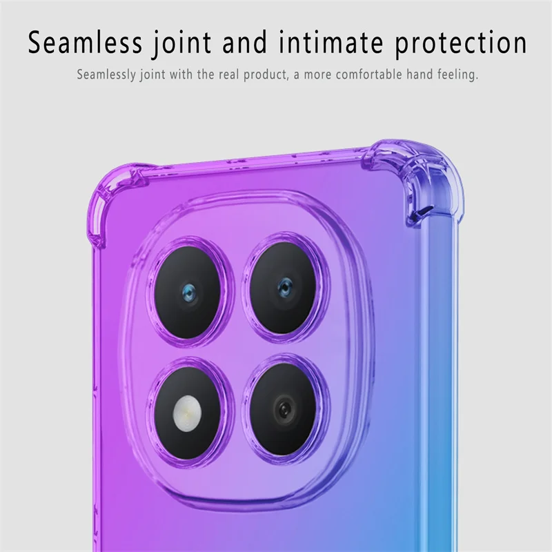 Gradient Airbag TPU Shockproof Protective Case Cover