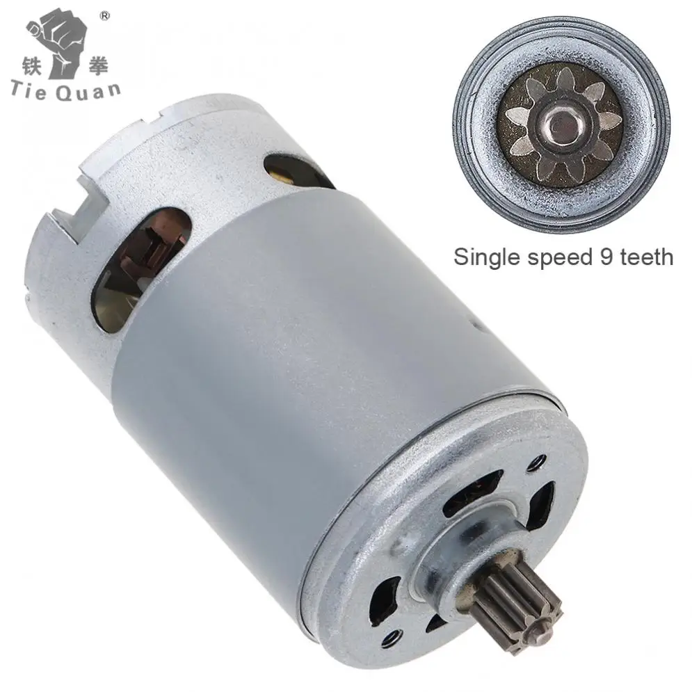 Motor 12v 16.8v 21v 25v 19500 Rpm da C.c. de Rs550 Conduz a Caixa de Engrenagens do Torque Alto de 11 12 Dentes de Duas Velocidades para a Broca Elétrica Chave de Fenda o