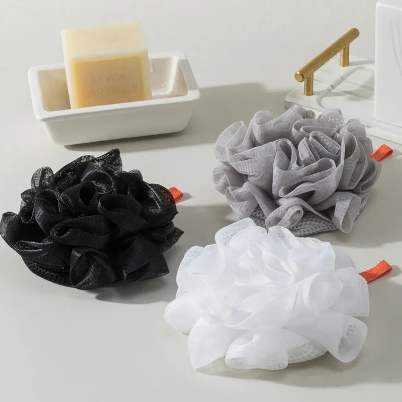 Soft Loofah Sponge Bath Ball 2-in-1 Soap Dispenser & Body Scrub Exfoliating Shower Ball for Men And Women