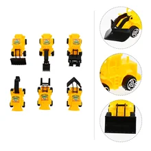 

24Pcs Children Engineering Truck Excavator Baking Scene Cake Decoration