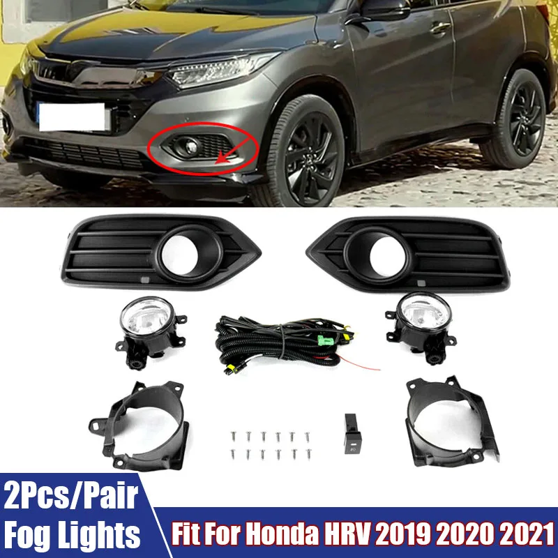 APairCarFogLightsAssemblyFitForHondaHRV201920202021Front