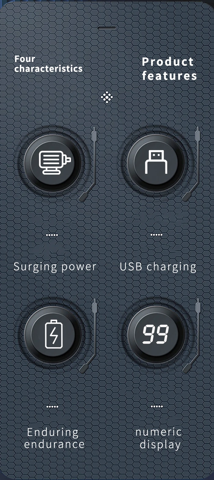 Description Picture 3 of itemKemei professional barber hair clipper cordless hair trimmer beard trimer for men electric adjustable haircut machine set