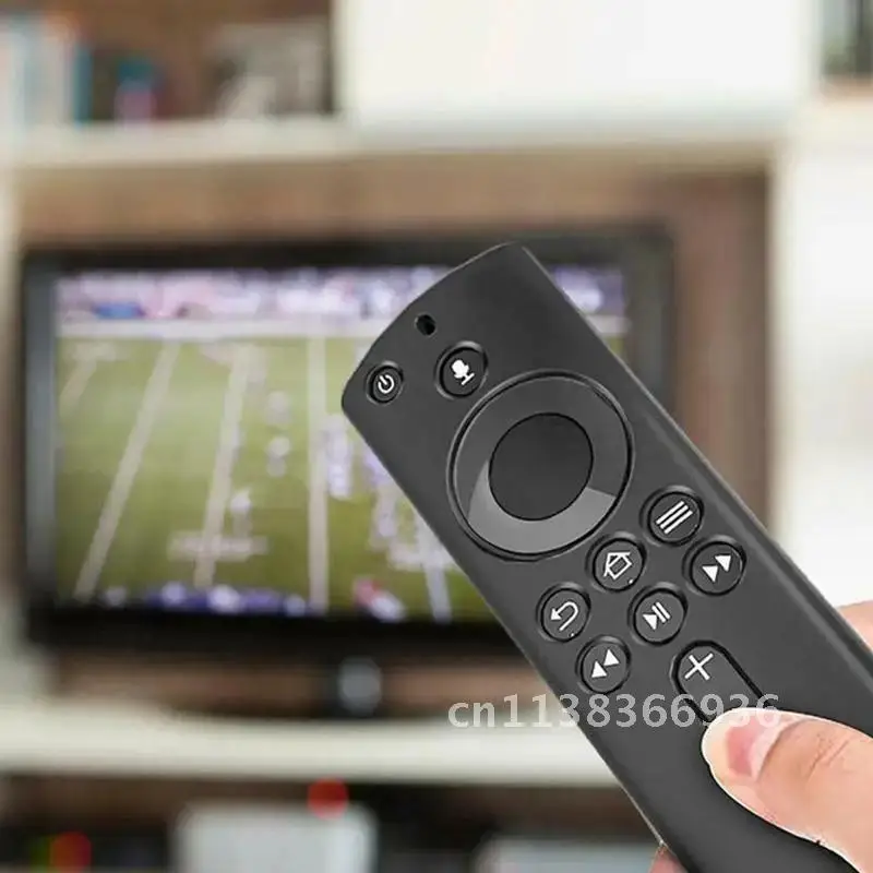 충격 방지 미끄럼 방지 실리콘 스킨 슬리브 보호 케이스 커버, 아마존 파이어 TV 스틱용, 4K 리모컨, 5.9 인치