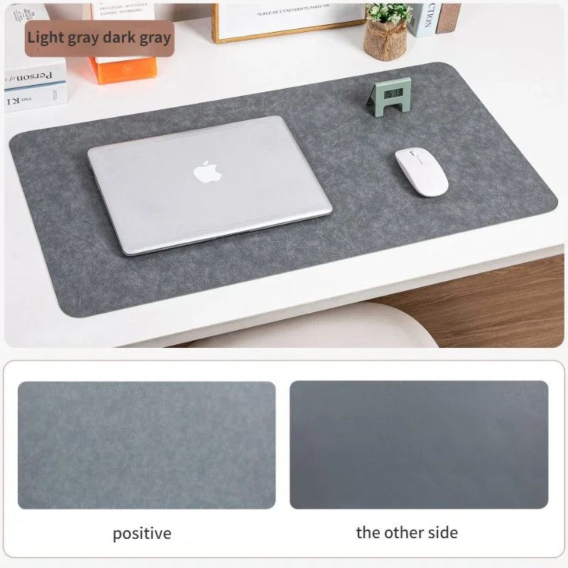 Vintage Cowhide Pattern Desk Pad - Double-Sided, Dirt-Resistant Office & Writing Mat