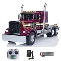 56301 1/14 6x6 RC Tractor Truck Metal Chassis RTR Remote Control Car Sound Light 2-speed Battery Toy Model Gifts for Boys 2