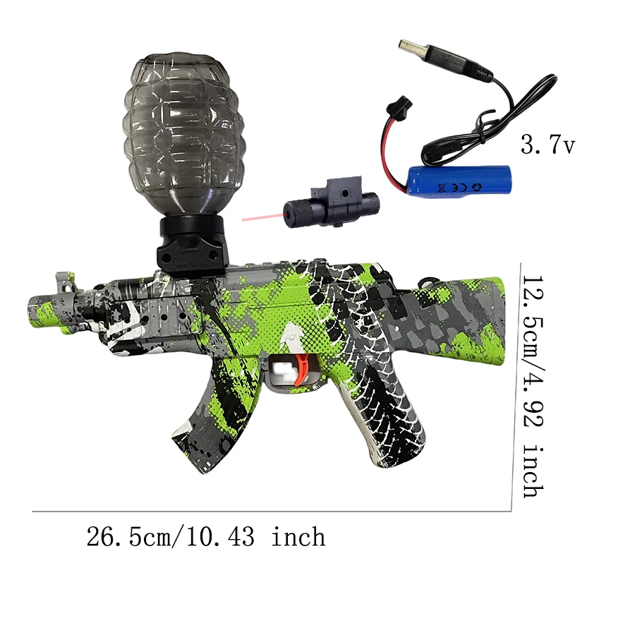 كرة جل كهربائية، مسدس لعبة بالأشعة تحت الحمراء، هدية للنشاط الخارجي