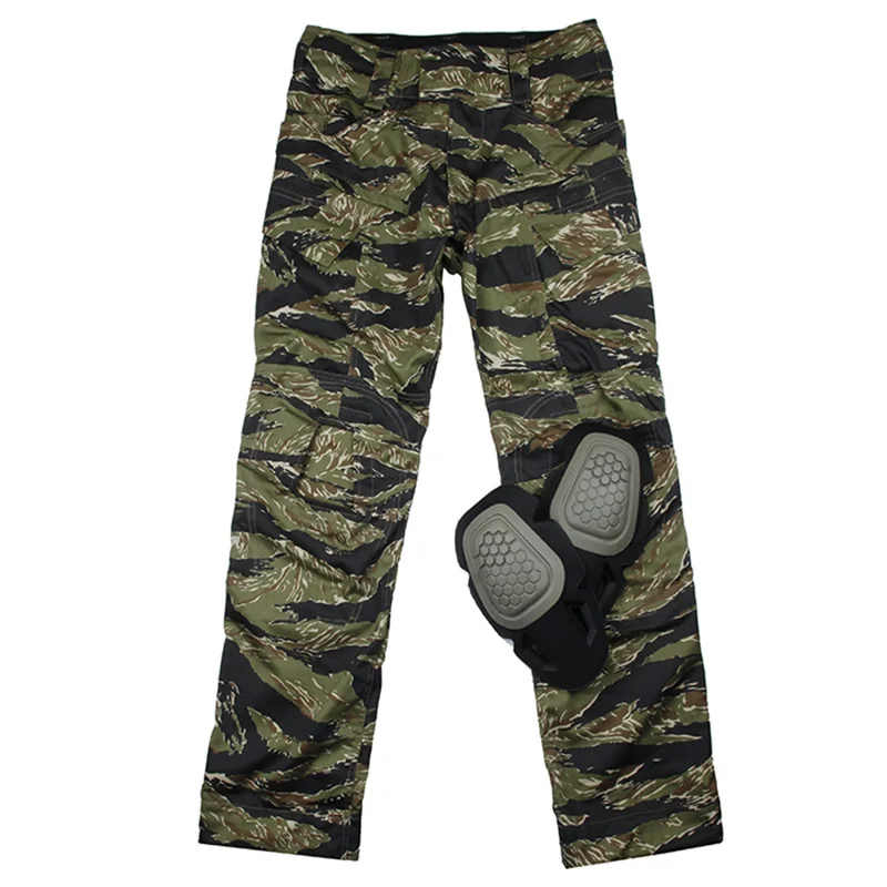 Тактические охотничьи брюки TMC NYCO с наколенниками Gen4 Green Tiger Camo(051513)