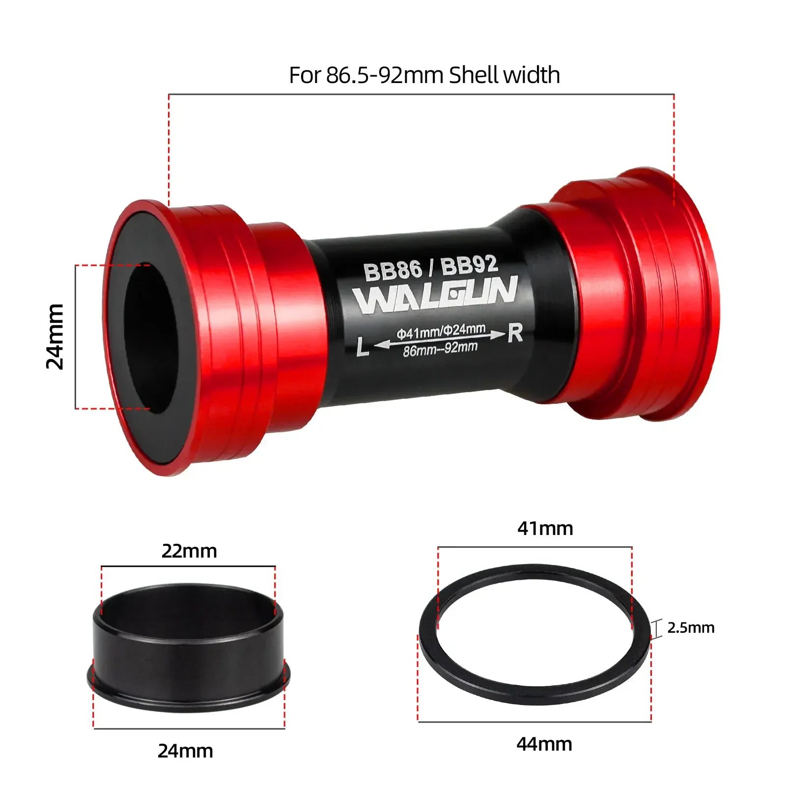 Ceramic BB86/BB92 Press Fit Bottom Bracket 3