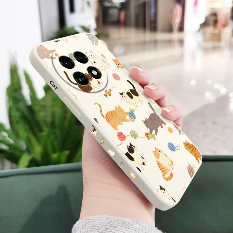 Charming Sweater Design Liquid Silicone Phone Case