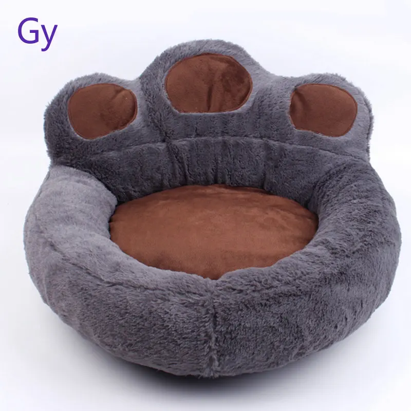 

Pet Dog Cat Warm Bed Winter Dog Bed Lovely Pet Nest Cute Paw Kennel for Cat Puppy Soft Material Sofa Beds for Dogs Accessories