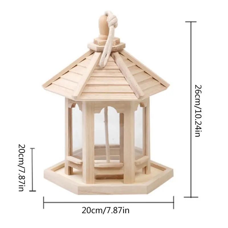 Bird Feeder Bird House Garden Wild Bird Feed Dispenser Hanging Feeder Support Dropshipping Wholesale images - 6