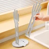 1PC Kitchen Glove Stand Holder Rubber Glover Dryer Rack Towel Holder Drain Countertop Storage Rack Kitchen Sink Accessories Tool 4