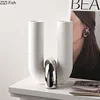 Creative U-shaped Ceramic Vase Flower Pots Desk Decoration Flowers Arrangement Porcelain Floral Vases Room Aesthetic Decor 2