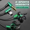 OLAF In-Ear Headphones Wired Earphones 3.5mm/Type-C Handsfree Earbuds 90-Degree Elbow Plug Headset Gamer For iPhone16 15 Samsung 1