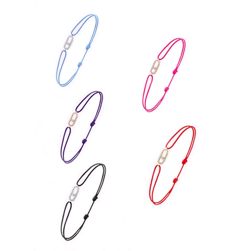 

Классические цветные браслеты Move из стерлингового серебра S925 пробы, оригинальный дизайн, Подарочная бижутерия