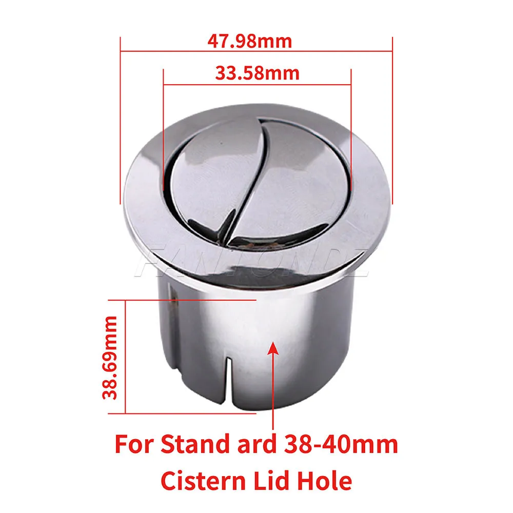 Pulsante A Filo Cromato E Aste Di Spinta Semplici Corpo Corto Per - Foto 12