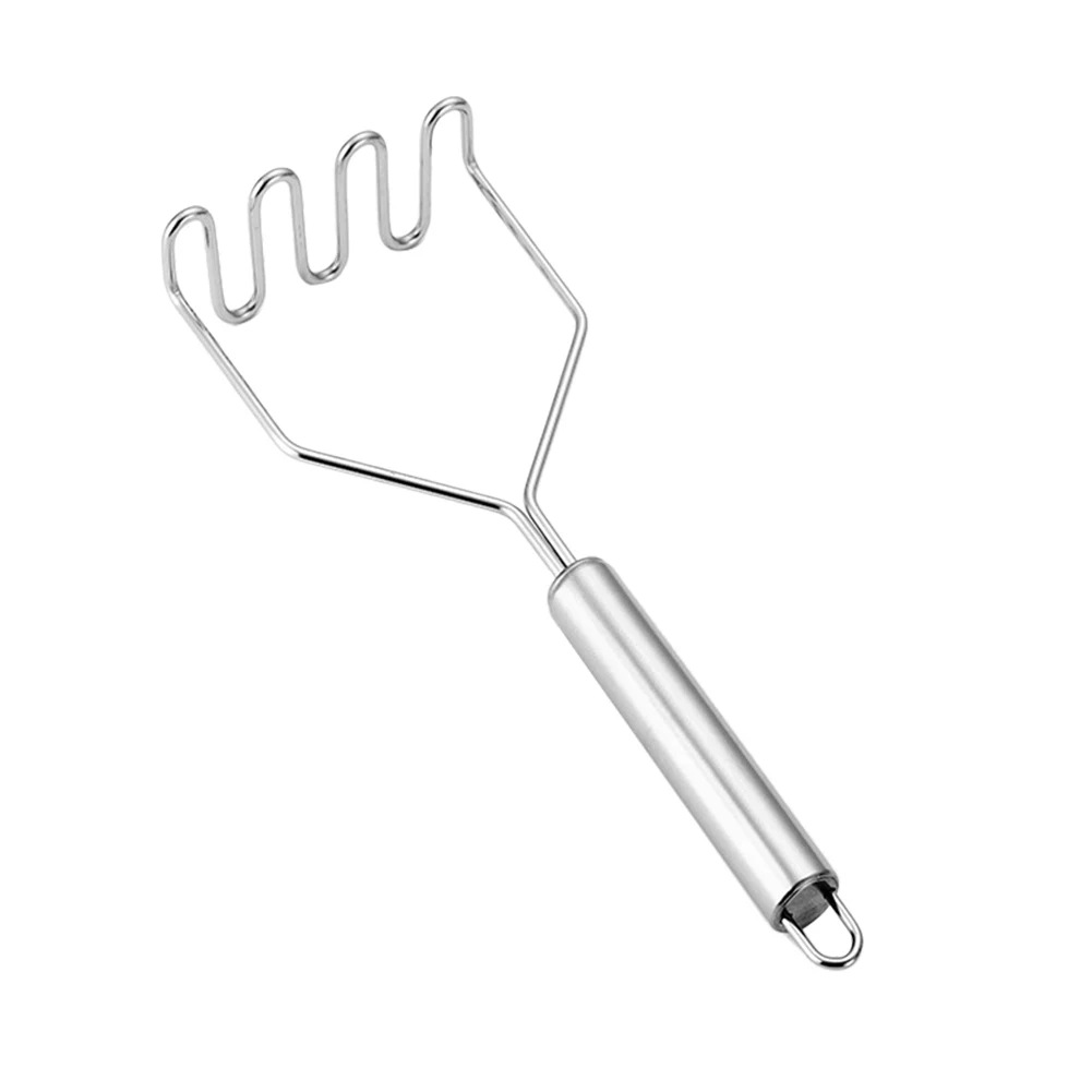 Potato Masher Potatoes Crusher Kitchen Accessories Wave Shape Cutter Heavy Duty Metal Mashing Utensil Wire Masher for Potatoes Avocados Beans