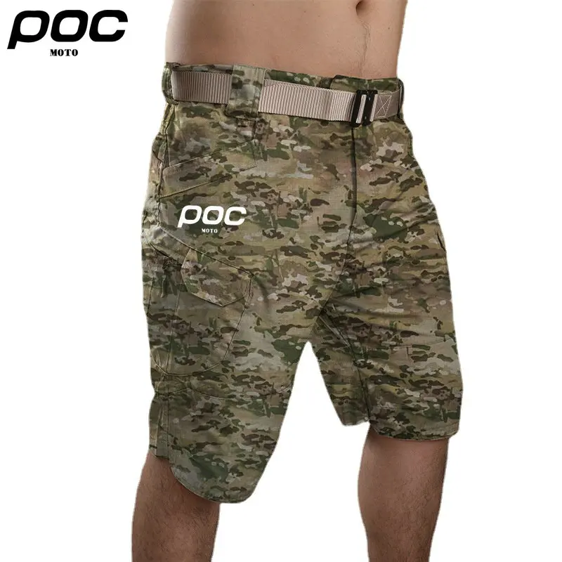 MOTO POC Cycling Mountain Bike Shorts Men's Cycling Shorts Road Bicycle Trousers Waterproof Loose Fit Sports Short MTB Pants Man sport shorts,men sport pants