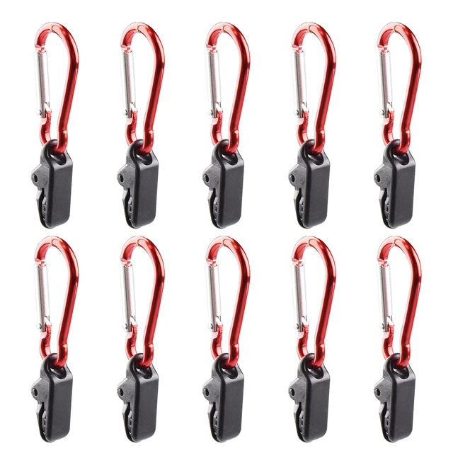 10 Pcs Camping Tent Buckle Portable Tent Hanging Tent Alligator