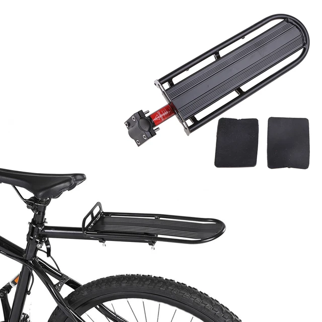 Bike Rear Rack 22lbs Capacity Retractable Bicycle Bike Cargo Rack