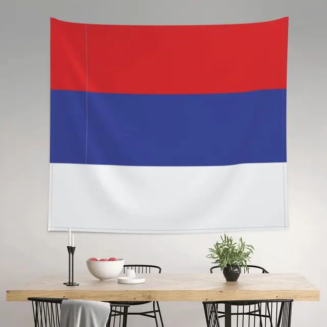 Táblázat Oroszország Zászló Grafikus R333 Kábelek Nyomtatása Szarkasztikus Függő Festmények - Image 5