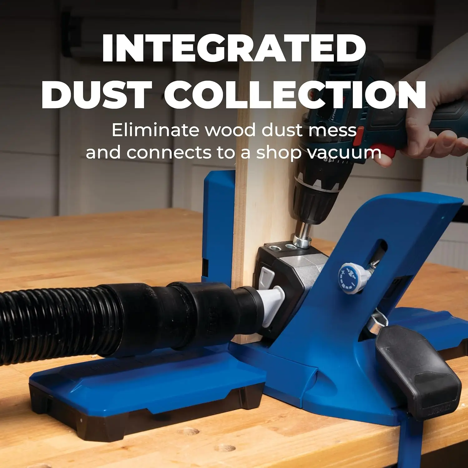 Tool KPHJ720PRO Pocket-Hole Jig 720PRO - Easy Clamping & Adjusting - Includes Durable Pocket-Hole Screws