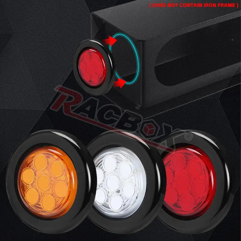 Fanali Posteriori LED Per Rimorchio 12V - Impermeabili IP67 Con Certificazione E-MARK - Luci Stop, Posizione E Frecce - 10 LED - Foto 7