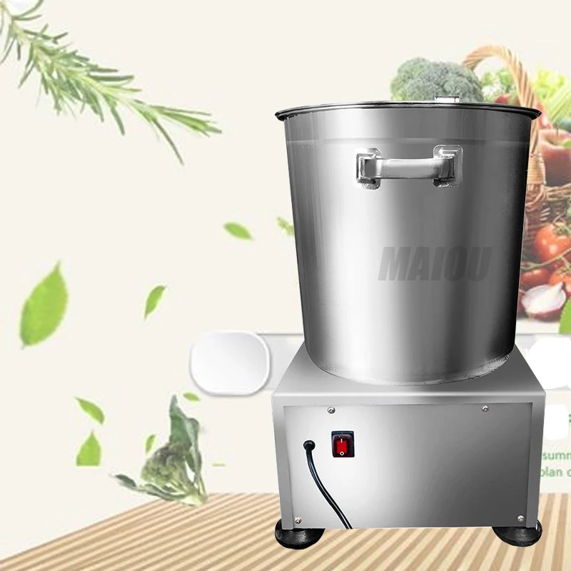 Stainless Steel Vegetable And Fruit Dryer Salad Rotator Cleaning Dehydrator Press Design Anti-skid Silicone Vegetable Centrifuge 2