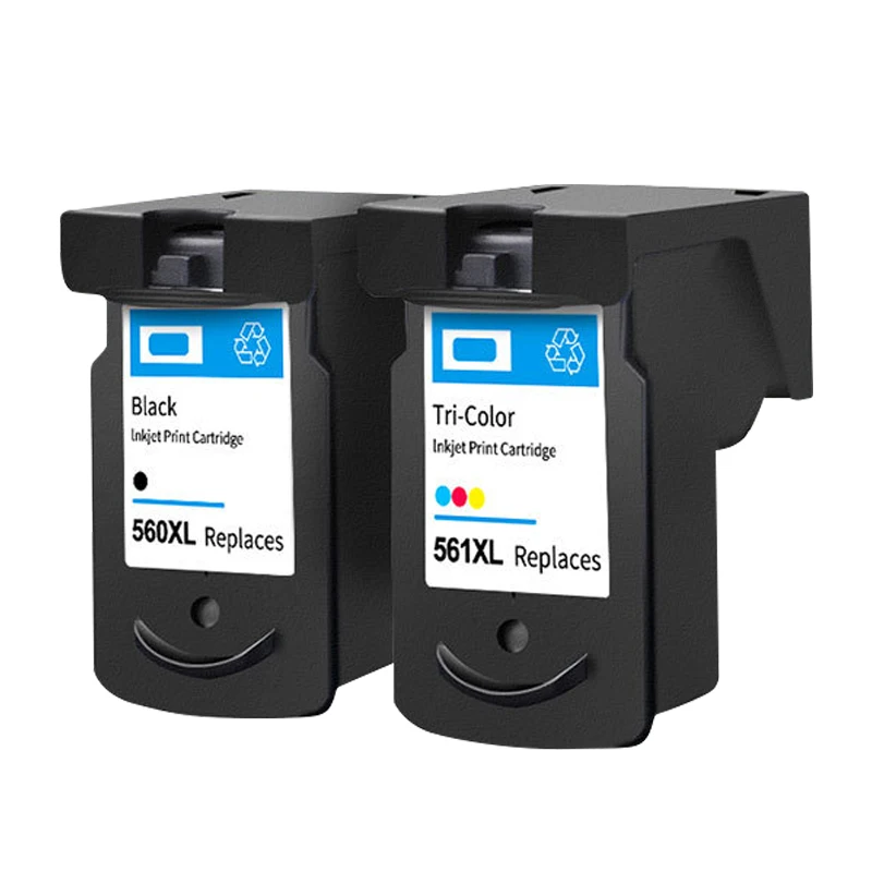 Inteligente Cartucho Kit de Recarga de Cartuchos de Tinta para Canon pg 560 Cl560 Ts7450 Ts7451 ts 7450 Ts5350 Ts5351 Ts5352 Ts5353 Pg560 Cl-561 - Imagem 3
