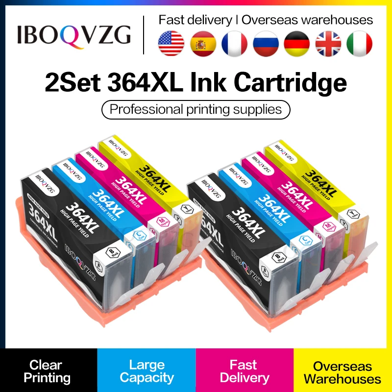 Cartuccia Di Inchiostro Per Stampante Muslimex 364Xl 364 Xl Compatibile Per Hp Photosmart 5510 5515 6510 B010 B109 B209 Deskjet 3070A Per Hp364