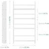 Kids Bookshelf, Wall Mount 4-Tier Book Shelf Organizer for Toys and Books, Toy Storage Bookshelf in Bedroom, Living Room 3