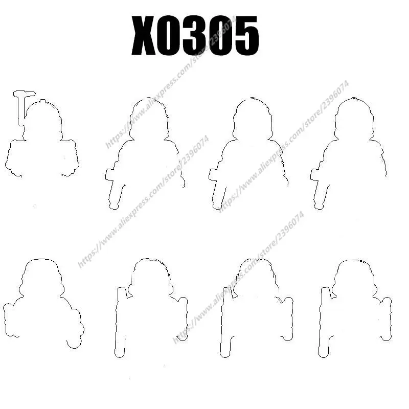 

Экшн-фигурки X0305, аксессуары для фильмов, строительные блоки, кирпичи, игрушки XH1640 XH1641 XH1642 XH1643 XH1644 XH1645 XH1646 XH1647