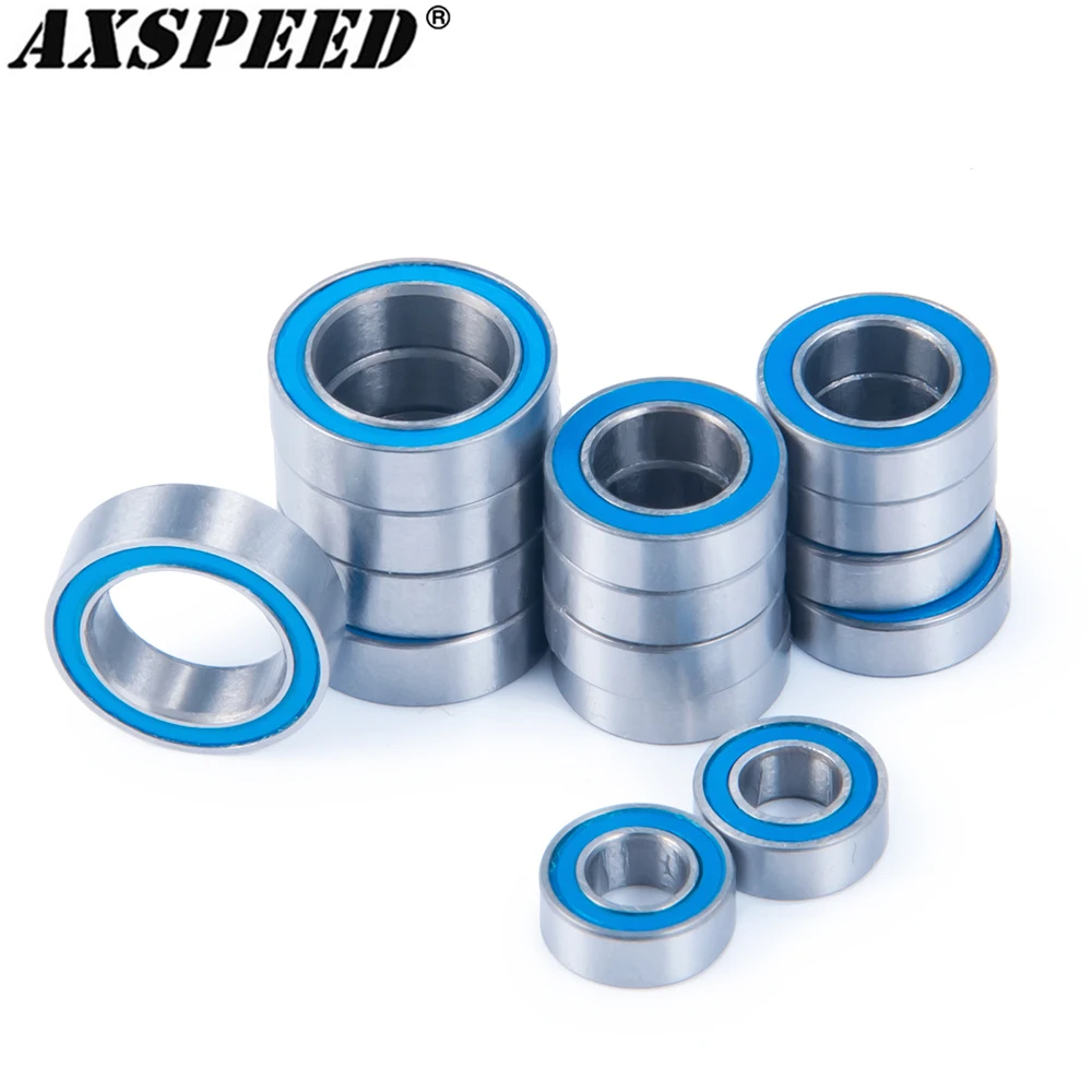 Axspeed 15Pcs Kit Cuscinetti Sigillati In Gomma Per 1:18 Latrax Teton, Latrax Sst, Latrax Rally, Latrax Prerunner Parti Di Aggiornamento