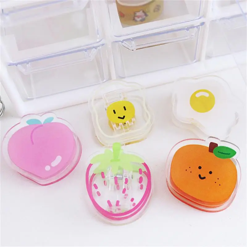 Multifunctional Ledger Clip Creative Cartoon Not Easy To Relax After Repeated Use Paper Clip Firmly Acrylic Folder Simplicity paper clips binder clips